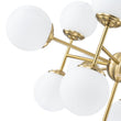 Load image into Gallery viewer, Farmhouze Light-Mid-Century 13-Light Milky Glass Globe Layered Sputnik Chandelier-Chandelier-32 in-
