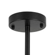 Load image into Gallery viewer, Farmhouze Light - Mid Century 3 - Light Clear Glass Globe Semi Flush Mount - Ceiling Light - Black - 

