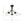 Load image into Gallery viewer, Farmhouze Light - Mid - Century 4 - Light Clear Glass Globe Bubble Ceiling Light - Ceiling Light - Nickel - 
