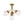 Load image into Gallery viewer, Farmhouze Light - Mid - Century 4 - Light Clear Glass Globe Bubble Ceiling Light - Ceiling Light - Nickel - 
