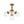 Load image into Gallery viewer, Farmhouze Light - Mid - Century 4 - Light Clear Glass Globe Bubble Ceiling Light - Ceiling Light - Nickel - 
