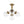 Load image into Gallery viewer, Farmhouze Light - Mid - Century 4 - Light Clear Glass Globe Bubble Ceiling Light - Ceiling Light - Nickel - 
