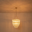 Load image into Gallery viewer, Farmhouze Light-Mid-Century 7-Light Cascaded Glass Tube Tiered Chandelier-Chandelier-Brass-
