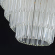 Load image into Gallery viewer, Farmhouze Light-Mid-Century 7-Light Cascaded Glass Tube Tiered Chandelier-Chandelier-Brass-
