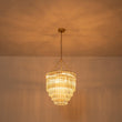 Load image into Gallery viewer, Farmhouze Light-Mid-Century 7-Light Cascaded Glass Tube Tiered Chandelier-Chandelier-Brass-
