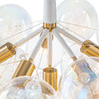 Load image into Gallery viewer, Farmhouze Light - Mid - Century Clear Rainbow Glass Cluster Bubble Chandelier - Chandelier - 24.8 in - 
