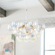 Load image into Gallery viewer, Farmhouze Light - Mid - Century Clear Rainbow Glass Cluster Bubble Chandelier - Chandelier - 24.8 in - 
