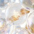 Load image into Gallery viewer, Farmhouze Light - Mid - Century Clear Rainbow Glass Cluster Bubble Chandelier - Chandelier - 24.8 in - 
