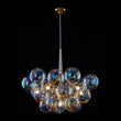 Load image into Gallery viewer, Farmhouze Light - Mid - Century Clear Rainbow Glass Cluster Bubble Chandelier - Chandelier - 24.8 in - 
