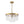 Load image into Gallery viewer, Farmhouze Light - Mid - Century Glam Tiered Water Textured Glass Chandelier - Chandelier - Brass - 
