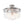 Load image into Gallery viewer, Farmhouze Light - Mid - Century Layered Textured Glass Round Ceiling Light - Chandelier - Nickel/6 - Light - 
