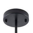 Load image into Gallery viewer, Farmhouze Light - Mid - Century Linear Frosted Glass Globe Sputnik Ceiling Light - Ceiling Light - Black - 
