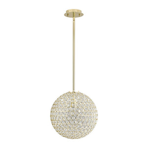 Farmhouze Light - Mid - Century Modern Luxe Gold Crystal Sphere Chandelier - Chandelier - Gold - 