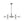 Load image into Gallery viewer, Farmhouze Light - Mid - Century Sputnik Clear Glass Globe Linear Island Chandelier - Chandelier - Black - 
