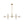 Load image into Gallery viewer, Farmhouze Light - Mid - Century Sputnik Clear Glass Globe Linear Island Chandelier - Chandelier - Brass - 
