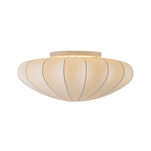 Farmhouze Light - Mid - century White Silk Flush Mount Light - Ceiling Light - 15 in - 