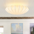 Load image into Gallery viewer, Farmhouze Light-Mid-century White Silk Flush Mount Light-Ceiling Light-31 in-
