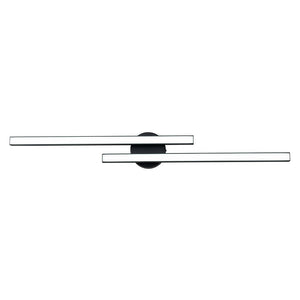 Farmhouze Light - Minimalist 2 - Light Linear Dimmable LED Semi Flush Wall Light - Wall Sconce - 47in/6000K - 