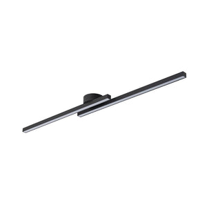Farmhouze Light - Minimalist 2 - Light Linear Dimmable LED Semi Flush Wall Light - Wall Sconce - 47in/6000K - 