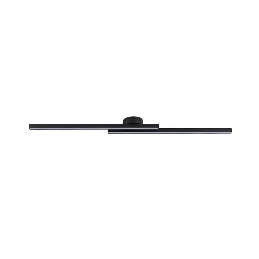 Farmhouze Light - Minimalist 2 - Light Linear Dimmable LED Semi Flush Wall Light - Wall Sconce - 47in/6000K - 