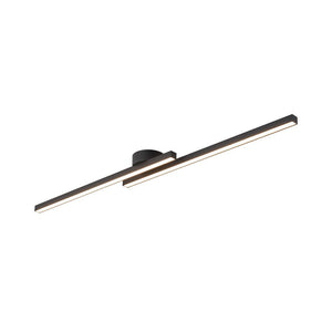 Farmhouze Light - Minimalist 2 - Light Linear Dimmable LED Semi Flush Wall Light - Wall Sconce - 47in/6000K - 