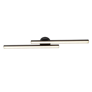 Farmhouze Light - Minimalist 2 - Light Linear Dimmable LED Semi Flush Wall Light - Wall Sconce - 47in/6000K - 
