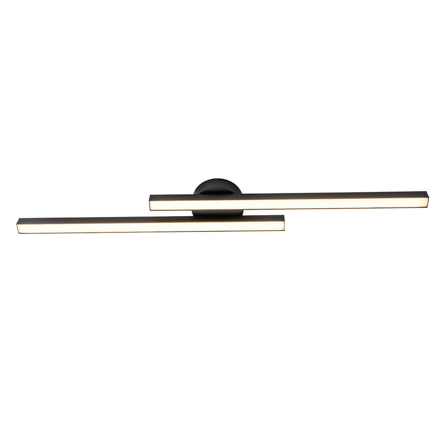 Farmhouze Light - Minimalist 2 - Light Linear Dimmable LED Semi Flush Wall Light - Wall Sconce - 47in/6000K - 