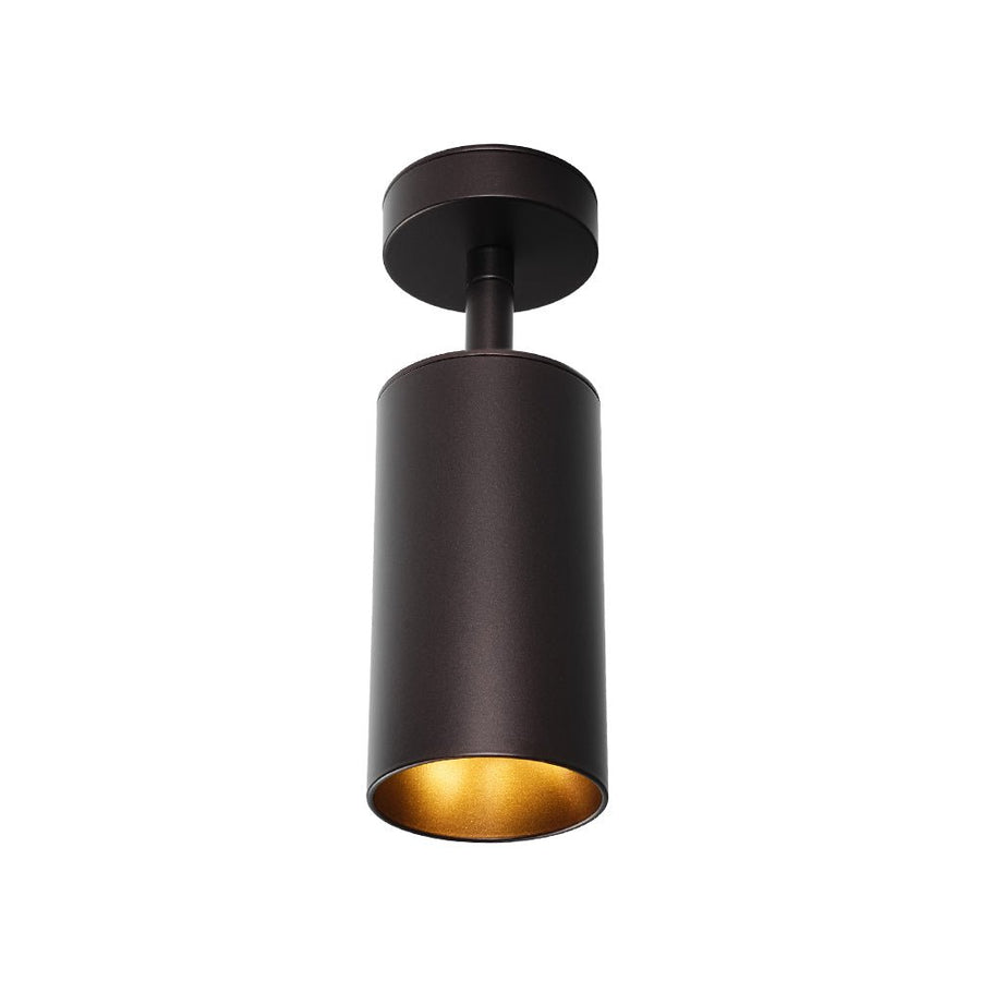 Farmhouze Light - Minimalist Adjustable Single Cylinder Ceiling Spotlight - Ceiling Light - Oil Rubbed Bronze - 2 Packs - 