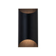Load image into Gallery viewer, Farmhouze Light - Minimalist Black 2 - Light Metal Semi - Tube Outdoor Wall Sconce - Wall Sconce - 1 Pack - 
