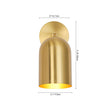 Load image into Gallery viewer, Farmhouze Light-Minimalist Brass Single Adjustable Ceiling Spotlight-Ceiling Light-Brass-
