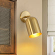 Load image into Gallery viewer, Farmhouze Light-Minimalist Brass Single Adjustable Ceiling Spotlight-Ceiling Light-Brass-
