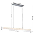 Load image into Gallery viewer, Farmhouze Light - Minimalist Crystal Style Resin Linear LED Kitchen Island Pendant - Chandelier - Resin - 
