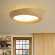 Load image into Gallery viewer, Farmhouze Light-Minimalist Farmhouse Dimmable LED Faux Wood Halo Ceiling Light-Ceiling Light-Oak-
