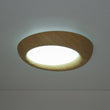 Load image into Gallery viewer, Farmhouze Light-Minimalist Farmhouse Dimmable LED Faux Wood Halo Ceiling Light-Ceiling Light-Oak-
