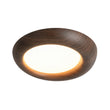 Load image into Gallery viewer, Farmhouze Light-Minimalist Farmhouse Dimmable LED Faux Wood Halo Ceiling Light-Ceiling Light-Walnut-
