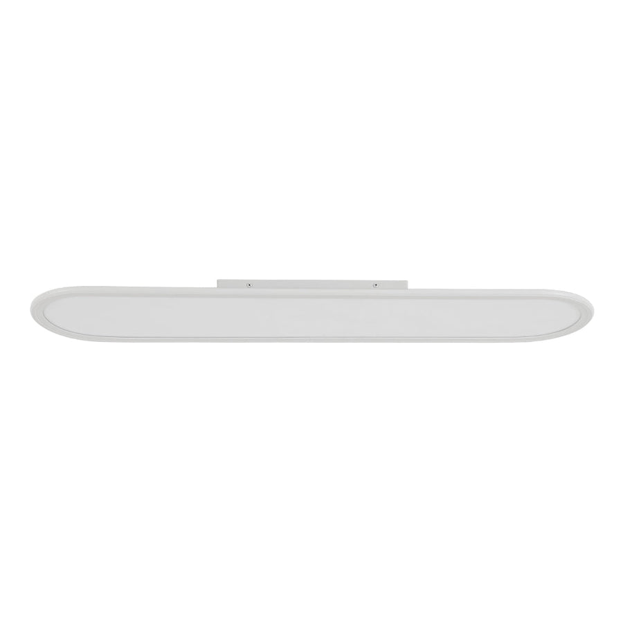 Farmhouze Light - Minimalist Linear White Oblong Dimable LED Ceiling Light - Ceiling Light - 35.4 in - 