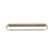 Load image into Gallery viewer, Farmhouze Light-Minimalist Rustic Oval Dimmable LED Oblong Flush Mount Light-Ceiling Light-37 in-
