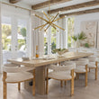 Load image into Gallery viewer, Farmhouze Light - Modern 12 - Light Brass Adjustable Linear Arm Sputnik Chandelier - Chandelier - Brass - 
