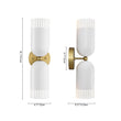 Load image into Gallery viewer, Farmhouze Light-Modern 2-Light Dual Conical Up and Down Vanity Wall Lamp-Wall Sconce-2 Packs-
