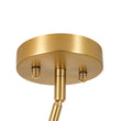 Load image into Gallery viewer, Farmhouze Light-Modern 3-Light Frosted Glass Globe Sputnik Semi Flush-Ceiling Light-Brass-
