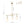 Load image into Gallery viewer, Farmhouze Light - Modern 3 - Light White Glass Globe Brass Tiered Sputnik Chandelier - Chandelier - Brass - 
