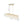 Load image into Gallery viewer, Farmhouze Light - Modern 5 - Light Crystal Accented Oblong Cage Kitchen Island Pendant - Chandelier - Brass - 
