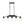 Load image into Gallery viewer, Farmhouze Light - Modern 5 - Light Glass Shade Linear Island Pendant / Semi Flush - Chandelier - Black - 
