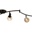 Load image into Gallery viewer, Farmhouze Light - Modern 6 - Light Branched Linear Crystal Spotlight Track Light - Ceiling Light - Black - 
