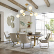 Load image into Gallery viewer, Farmhouze Light-Modern 6-Light Brass Frosted Glass Globe Branched Chandelier-Chandelier-Brass-
