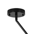 Load image into Gallery viewer, Farmhouze Light - Modern 6 - Light Metal Sputnik Linear Chandelier - Chandelier - Black+Brass - 
