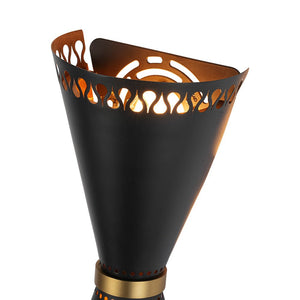Farmhouze Light - Modern Black Up and Down Cone Flush Mount Wall Sconce - Wall Sconce - 2 Packs - 