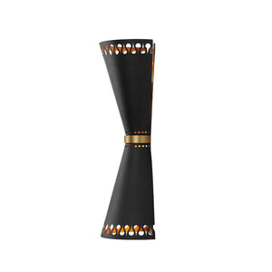 Farmhouze Light - Modern Black Up and Down Cone Flush Mount Wall Sconce - Wall Sconce - 2 Packs - 