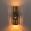 Load image into Gallery viewer, Farmhouze Light - Modern Brass 2 - Light Sand Glass Up Down Vanity Wall Lamp - Wall Sconce - 2 Packs - 
