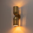 Load image into Gallery viewer, Farmhouze Light - Modern Brass 2 - Light Sand Glass Up Down Vanity Wall Lamp - Wall Sconce - 2 Packs - 
